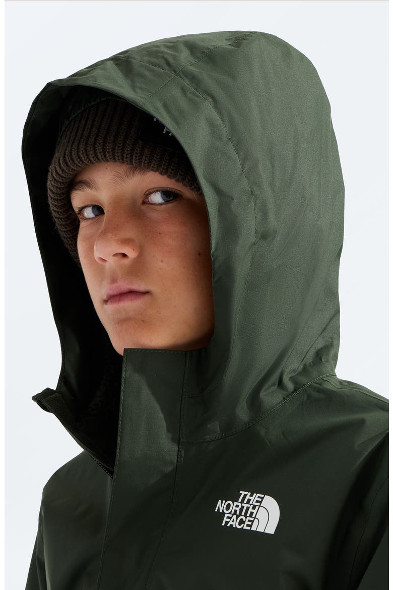 Kids' Antora Water Repellent Rain Jacket, Alternate, color, BOTTLE GREEN/ CARAWAY SEED