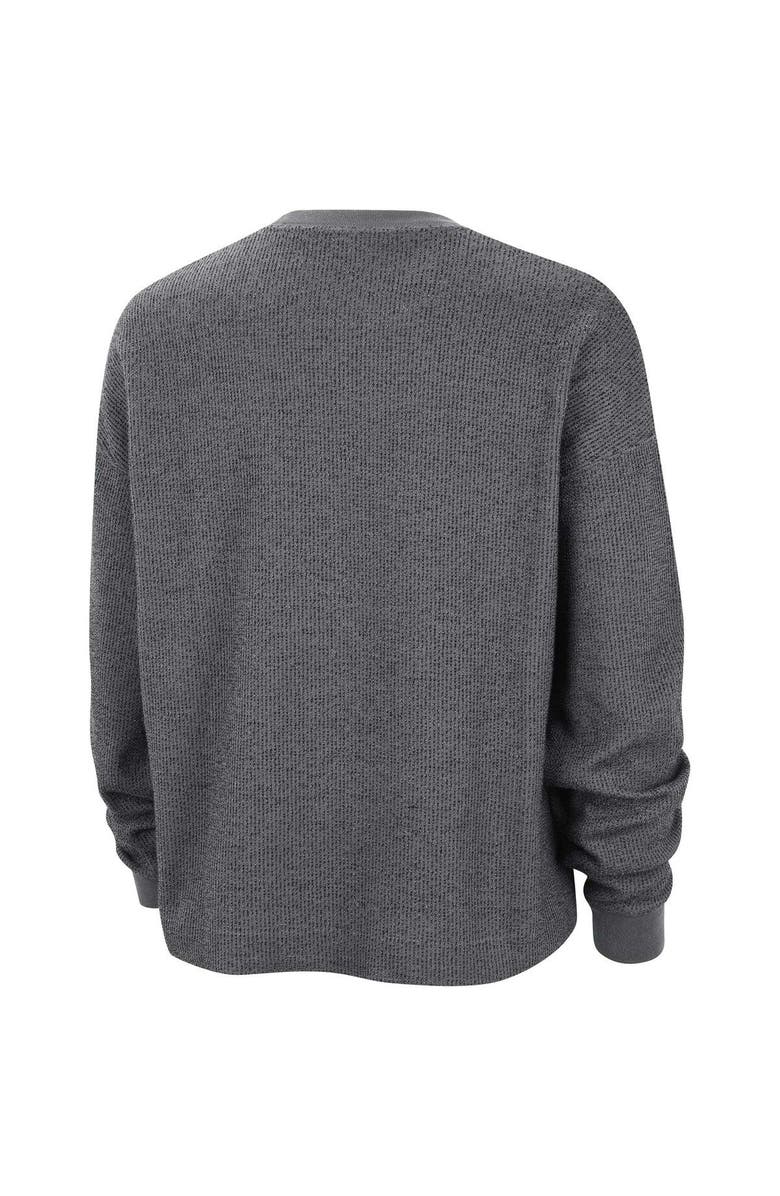 Nike Women's Nike Gray LSU Tigers Yoga Pullover Sweatshirt, Alternate, color, 