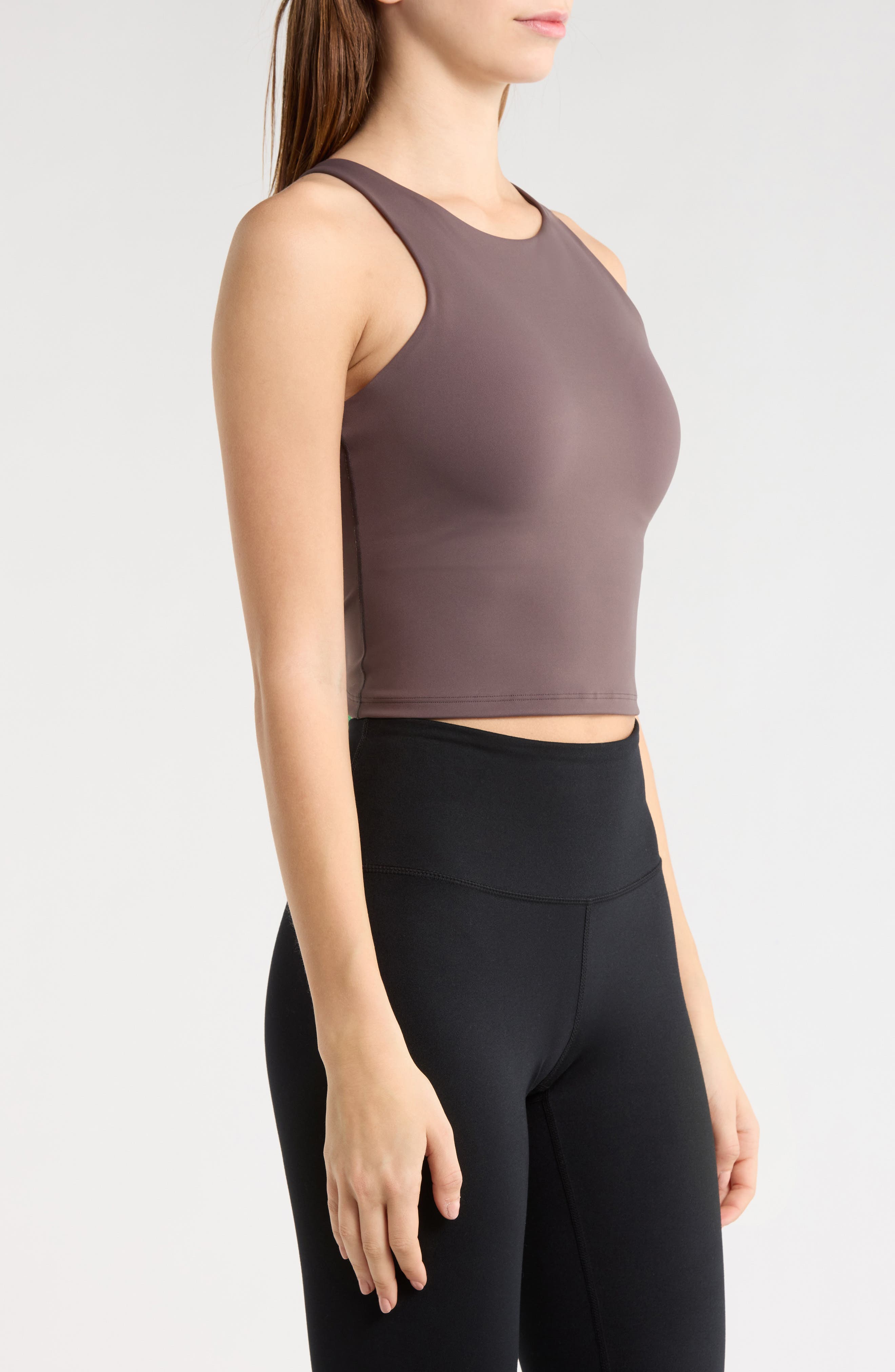 SPANX® High Neck Crop Tank (Women) | Nordstromrack