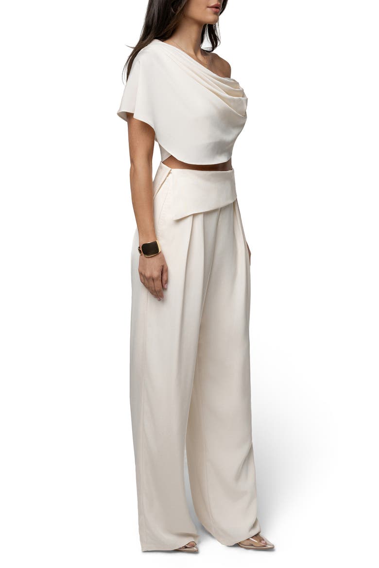 Executive High Waist Pants, Alternate, color, IVORY