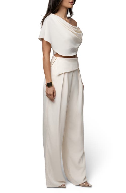 Jluxlabel Executive High Waist Pants In White