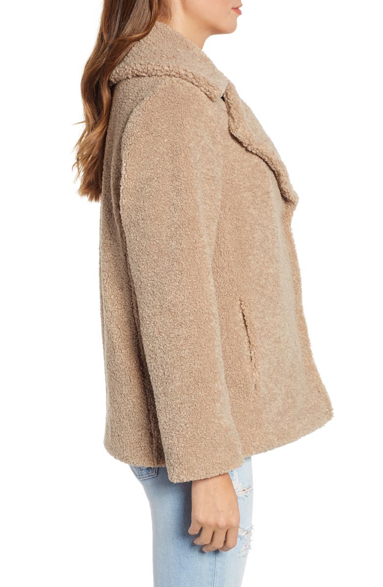 Kensie Teddy Bear Coat, Alternate, color, 