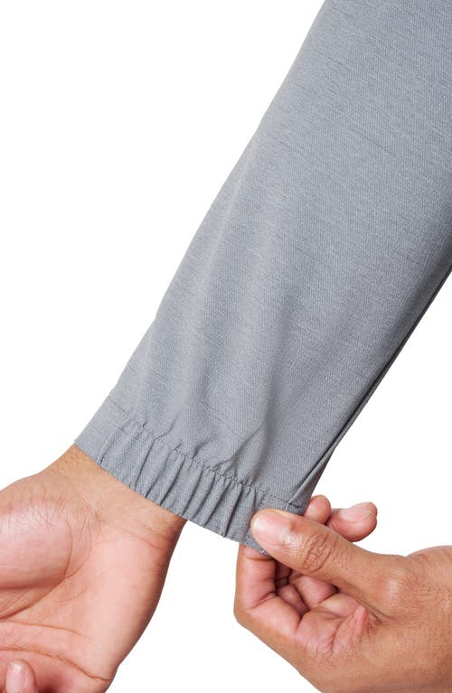 Travismathew Valley View Quarter Zip Hoodie In Gray