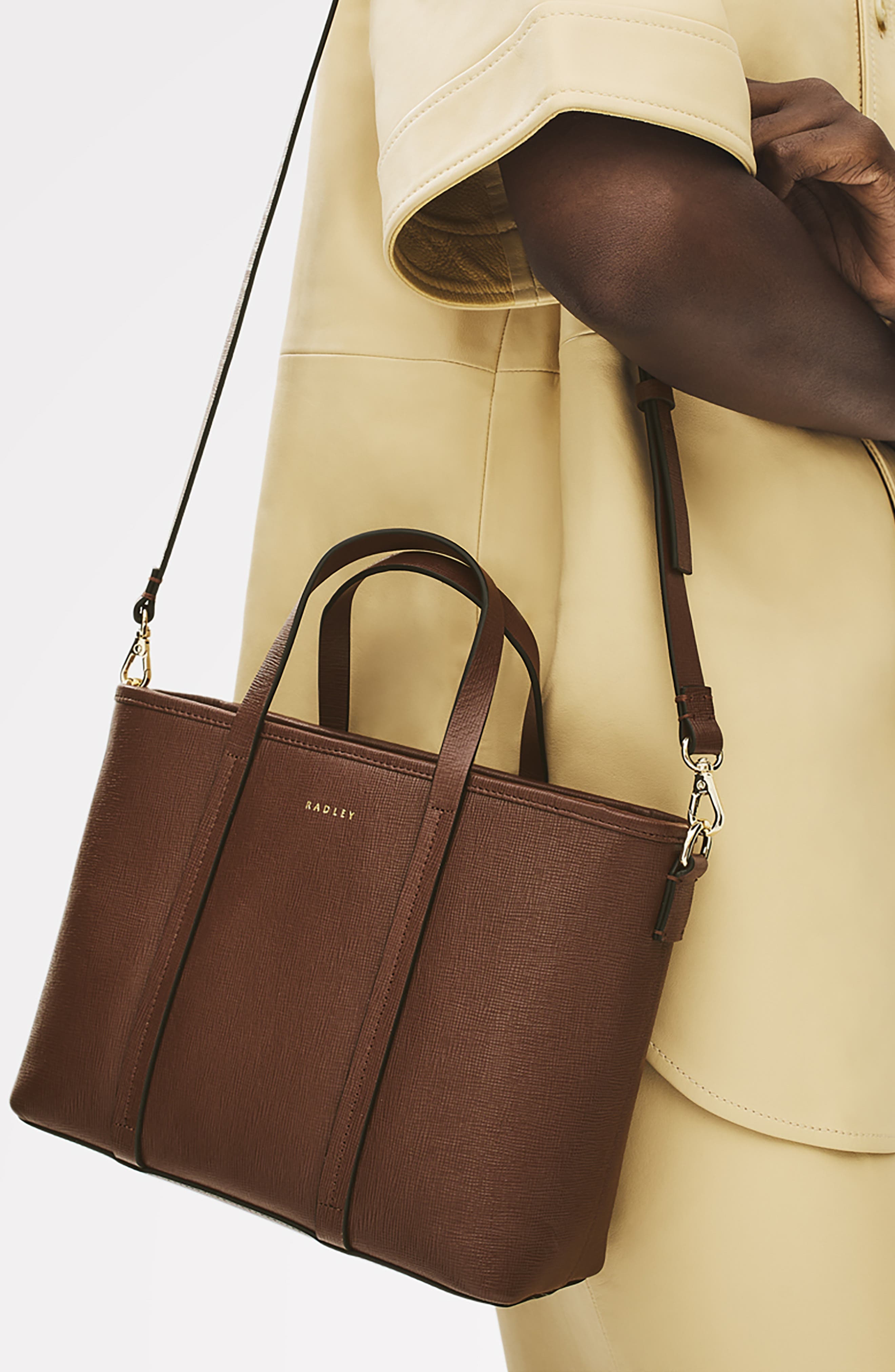 Radley Templeton Place Saffiano Leather Small Tote Bag, Alternate, color, 