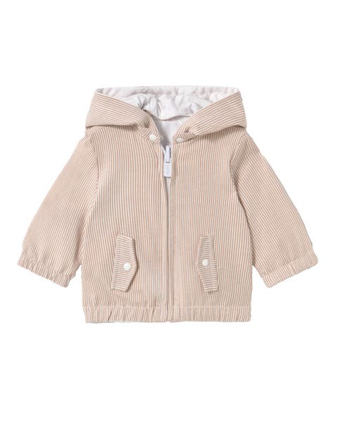 Striped Hooded Jacket