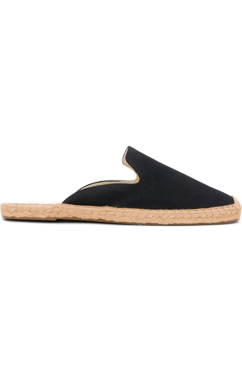 Soludos The Dali Mule Canvas Colors Espadrille, Main, color, Noche Black