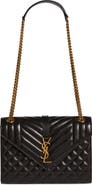 Saint Laurent Medium Cassandra Quilted Leather Envelope Bag