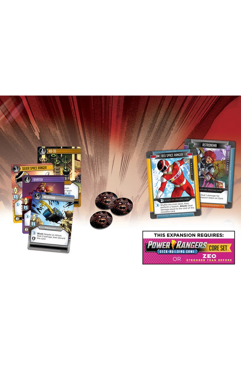 Renegade Game Studios Power Rangers Deckbuilding Game Flying Higher Expansion, Alternate, color, Multicolored
