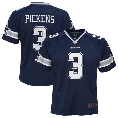 Youth Nike George Pickens Navy Dallas Cowboys Game Jersey