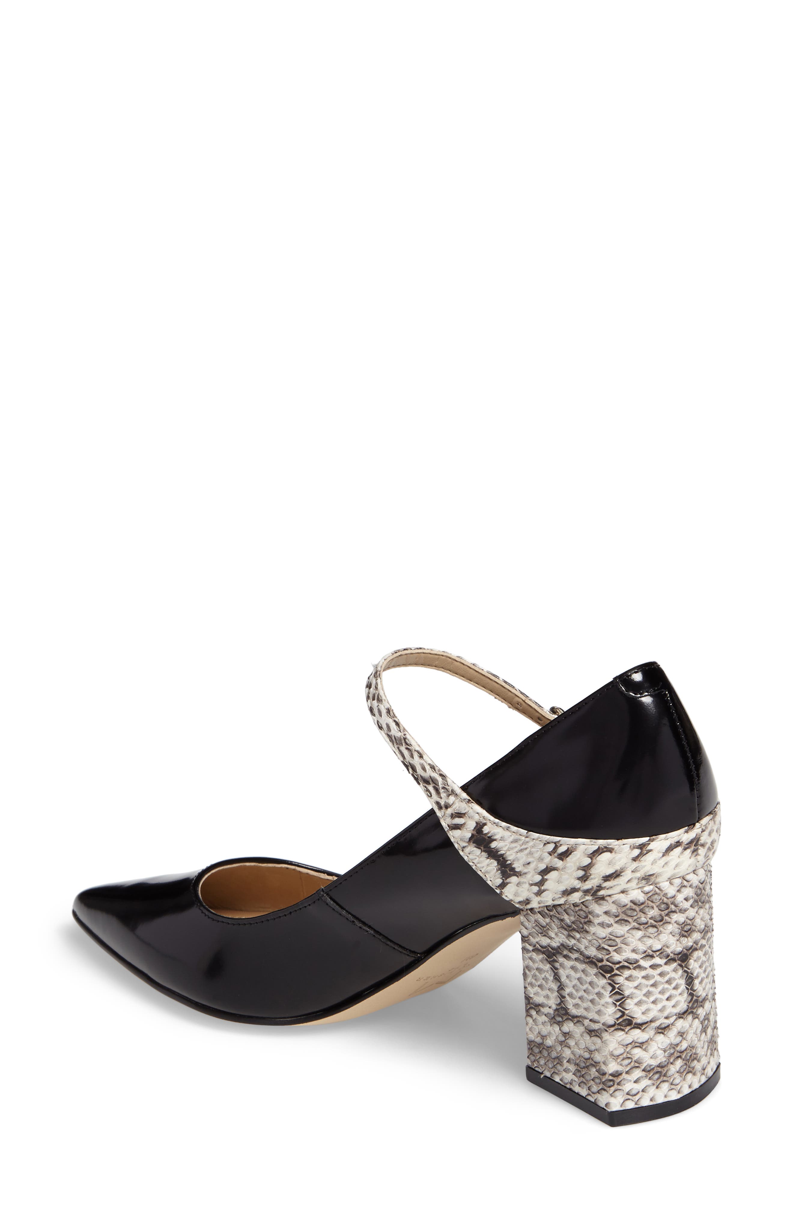 Marc Fisher LTD Zullys Snake Embossed Mary Jane Pump, Alternate, color, 