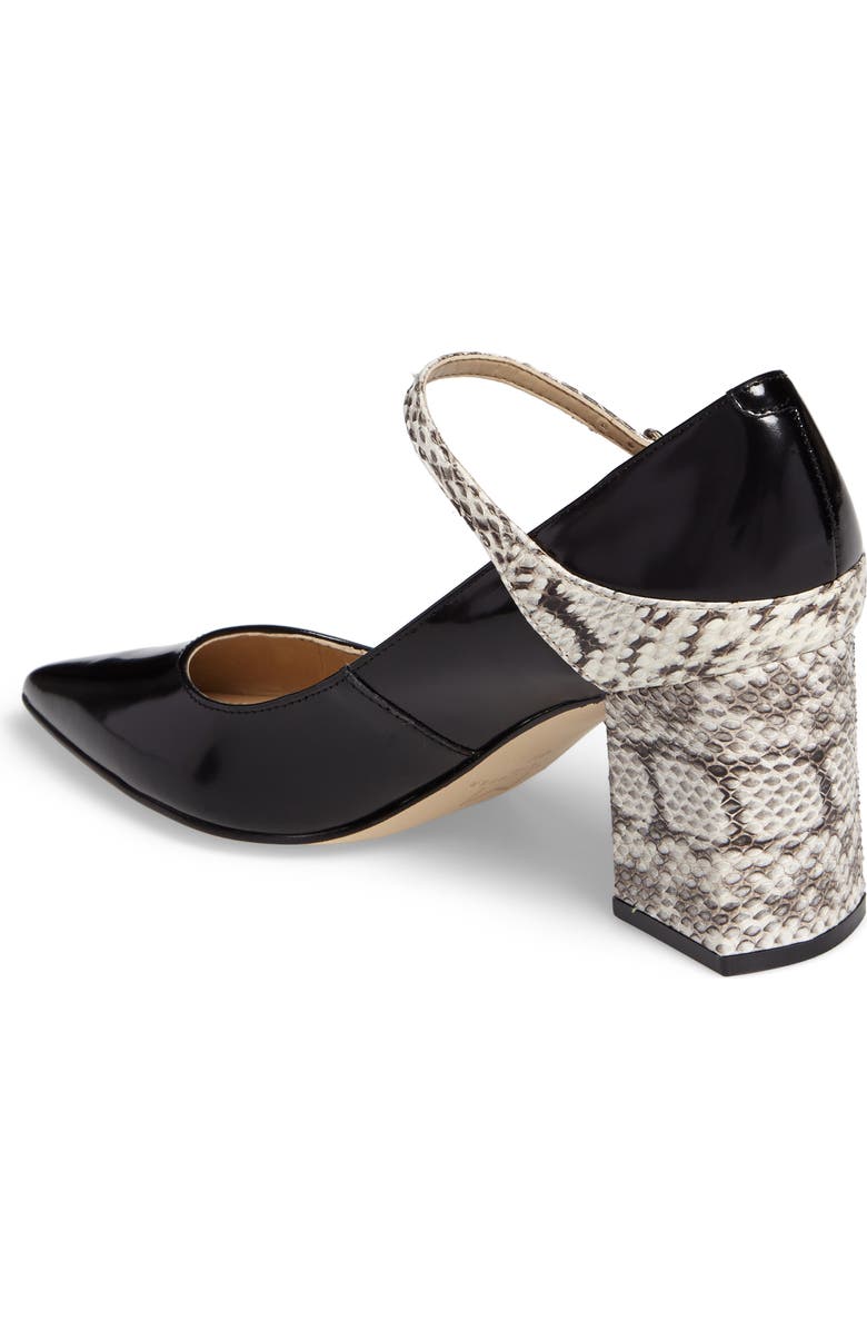 Marc Fisher LTD Zullys Snake Embossed Mary Jane Pump, Alternate, color,