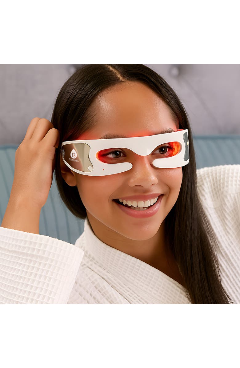 PURSONIC Radiant Renewal Duo Facial Steamer & Light Therapy Eye Mask, Alternate, color, White