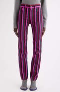 Chloé Stripe Slim Wool Trousers