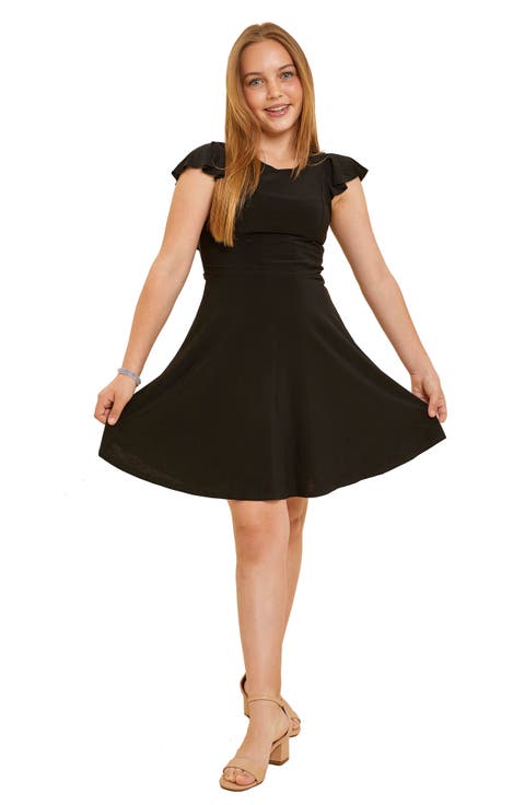 Flutter Sleeve Dress