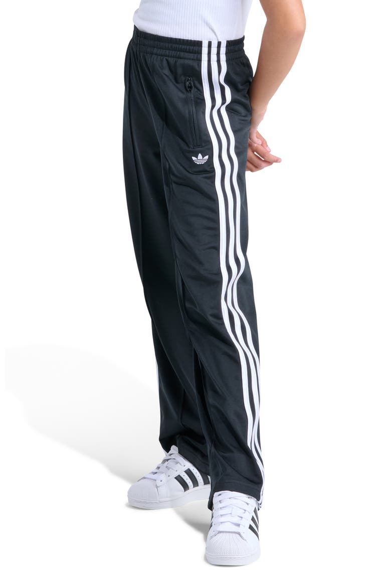 Kids' Firebird Wide Leg Track Pants, Alternate, color, BLACK