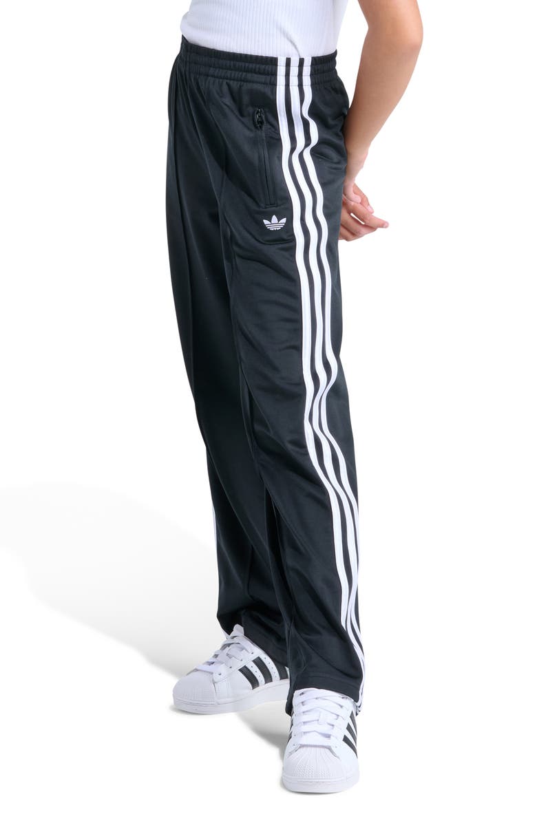 adidas Kids' Firebird Wide Leg Track Pants, Alternate, color, Black