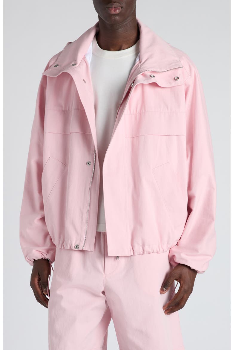 Cotton Twill Blouson Jacket with Packable Hood (Men) | Nordstrom