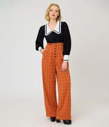 Unique Vintage High Waist Trouser
