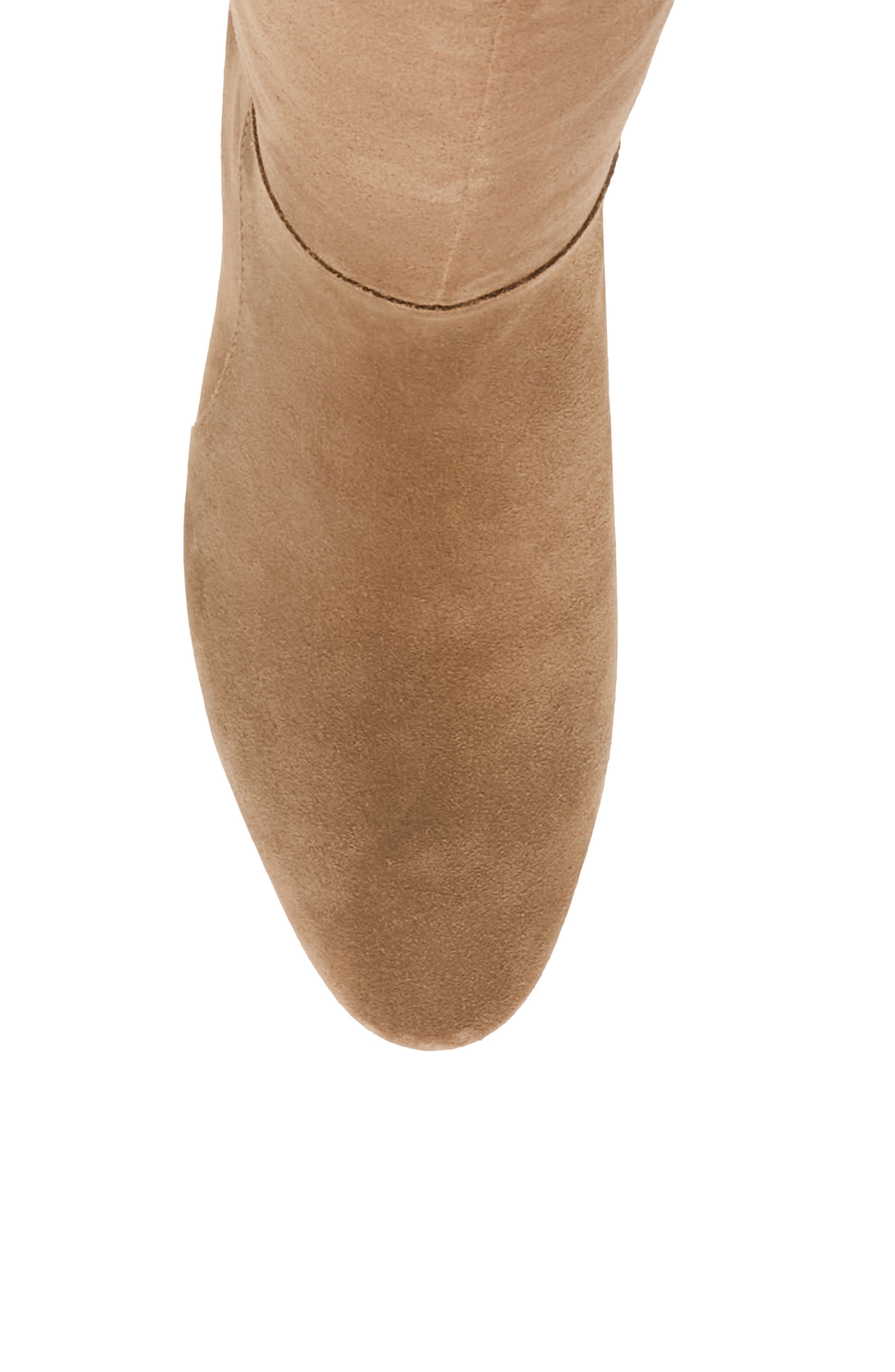 Nadine Leather Knee High Boot, Alternate, color, TAUPE SUEDE