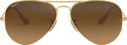 Ray-Ban 58mm Polarized Pilot Sunglasses