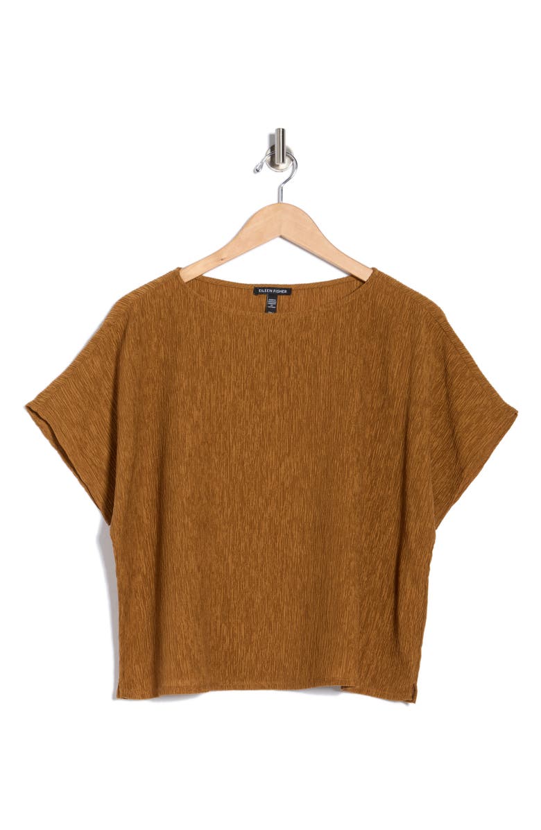 Eileen Fisher Dolman Sleeve Top, Alternate, color, Bronze