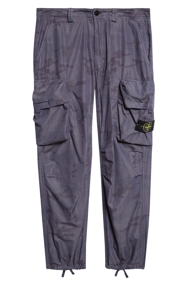 Stone Island Camo Trousers, Main, color, Blue Grey