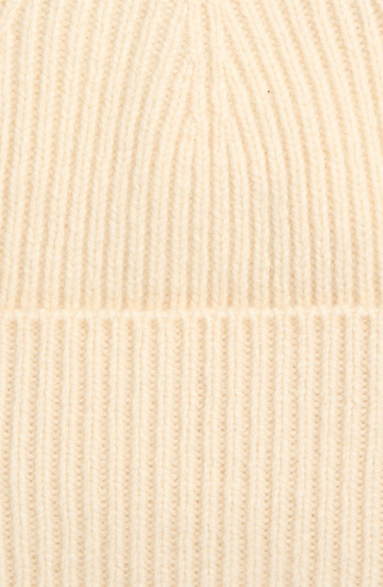 TOTEME Wool & Cashmere Rib Beanie, Alternate, color, 