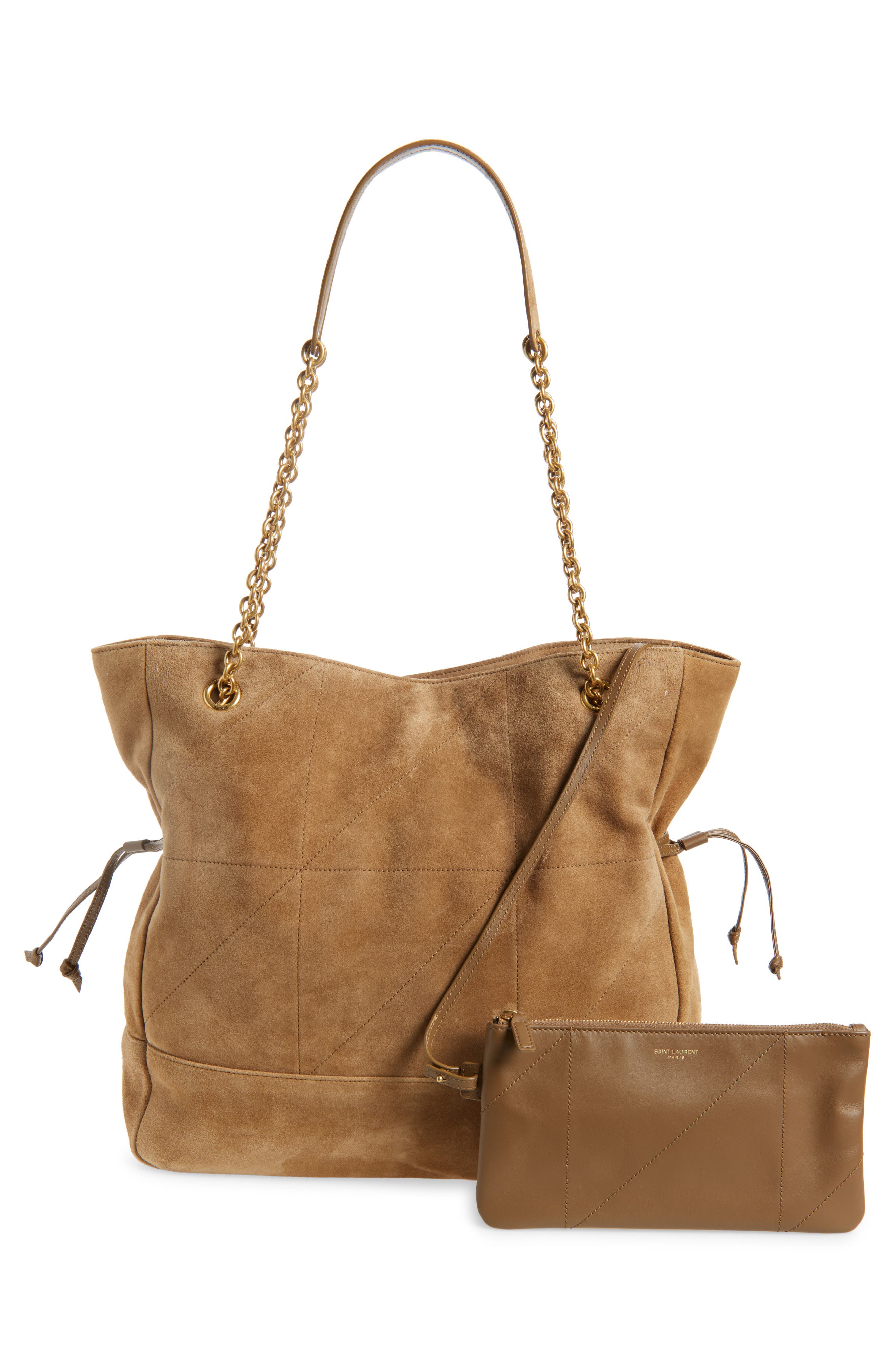 Saint Laurent Jamie 4.3 Chain Strap Tote, Alternate, color, Golden Leaf