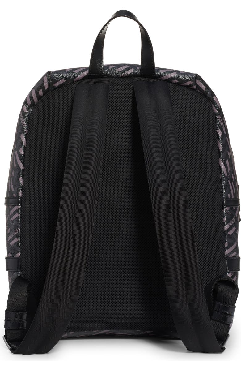 Versace Greca Print Love Medusa Backpack, Alternate, color,