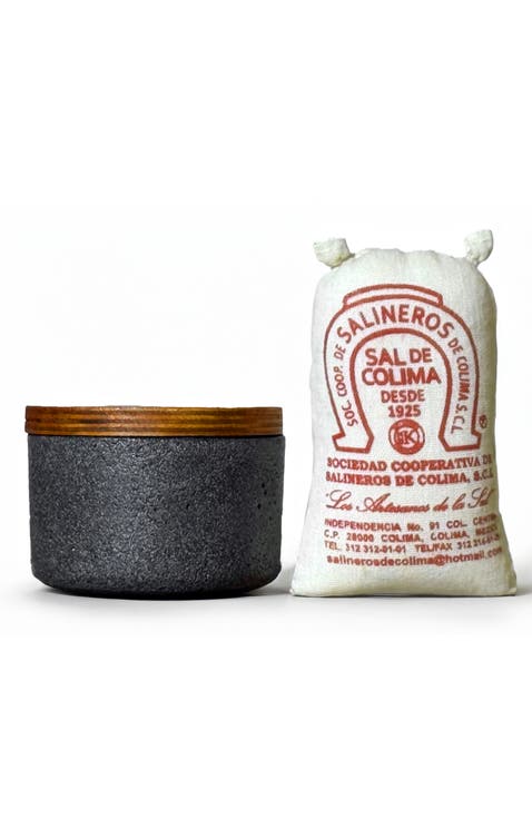 Mexican Colima Salt and Cellar