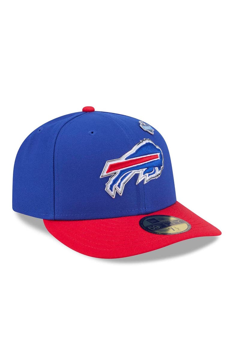 Men's New Era  Royal/Red Buffalo Bills 2026 NFL Draft Pre-Curved 59FIFTY Fitted Hat, Alternate, color, Royal