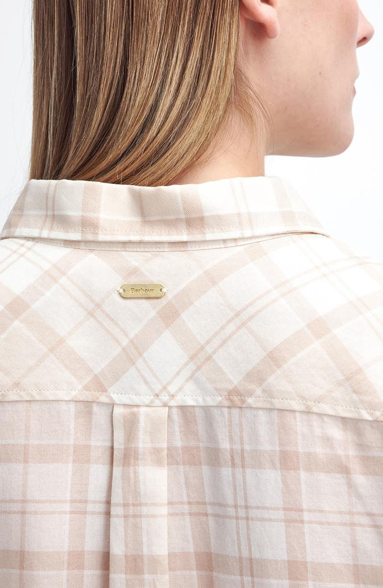 Barbour Aubrey Check Button Front Shirt, Alternate, color, 