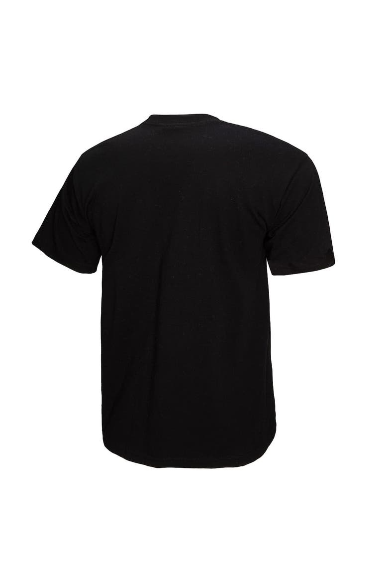 Women's Mitchell & Ness Black Tampa Bay Buccaneers 50th Anniversary Shield Oversized Boyfriend T-Shirt, Alternate, color, Black