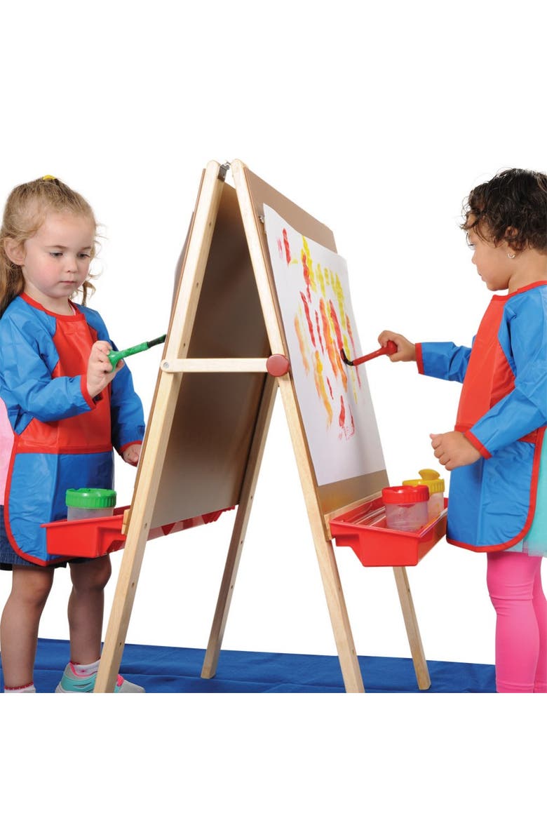 Kaplan Early Learning Company Toddler Adjustable Easel, Alternate, color, Beige