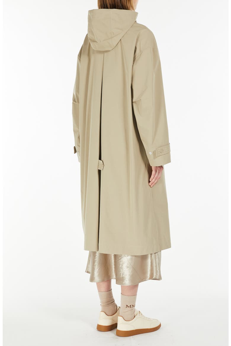 Moriana Hooded Raincoat, Alternate, color, SAND