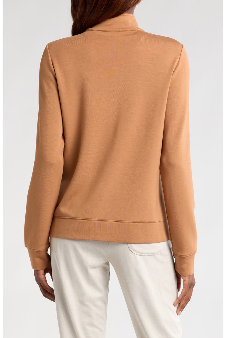 Shadow Mirage Half Zip Pullover, Alternate, color, BRONZE