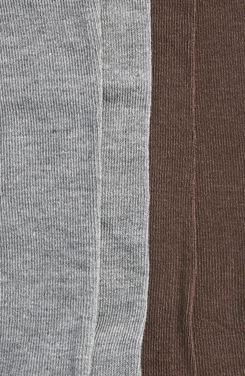 K. Bell Socks K Bell Socks Assorted 2-pack Comfort Top Knee High Socks In Gray