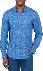 Brooklyn Brigade Flannel Print Woven Long Sleeve Basic