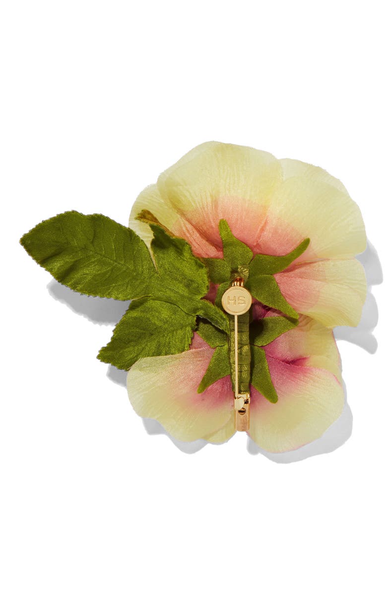 Helena Simon The Hellebore Floral Brooch, Alternate, color, Yellow
