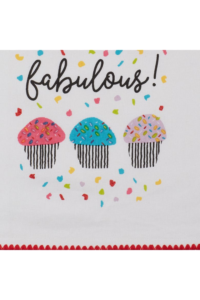 Happy Birthday Embellished Assorted Dishtowel Set/3, Alternate, color, Happy Birthday
