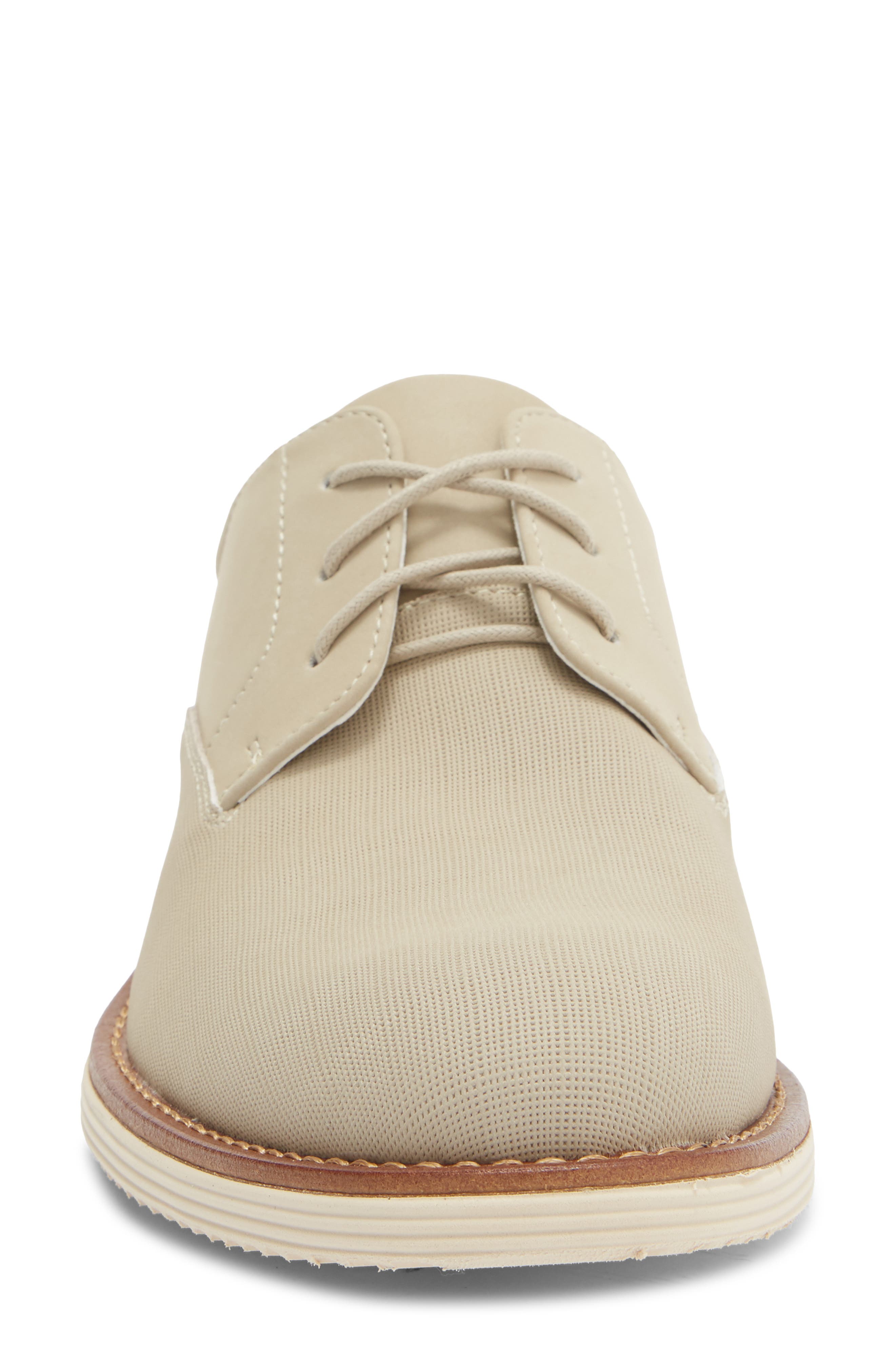Landon Hybrid Plain Toe Derby, Alternate, color, BEIGE BIRCH