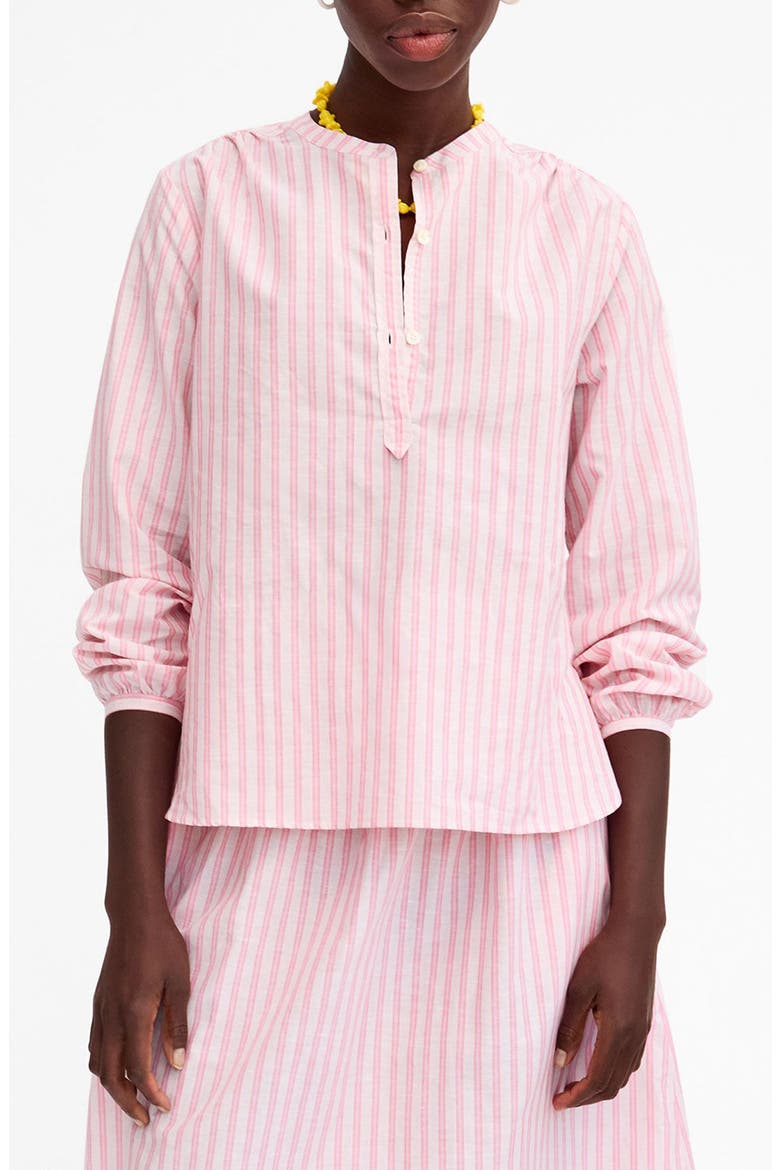 St. Martin Stripe Top, Main, color, PEONY