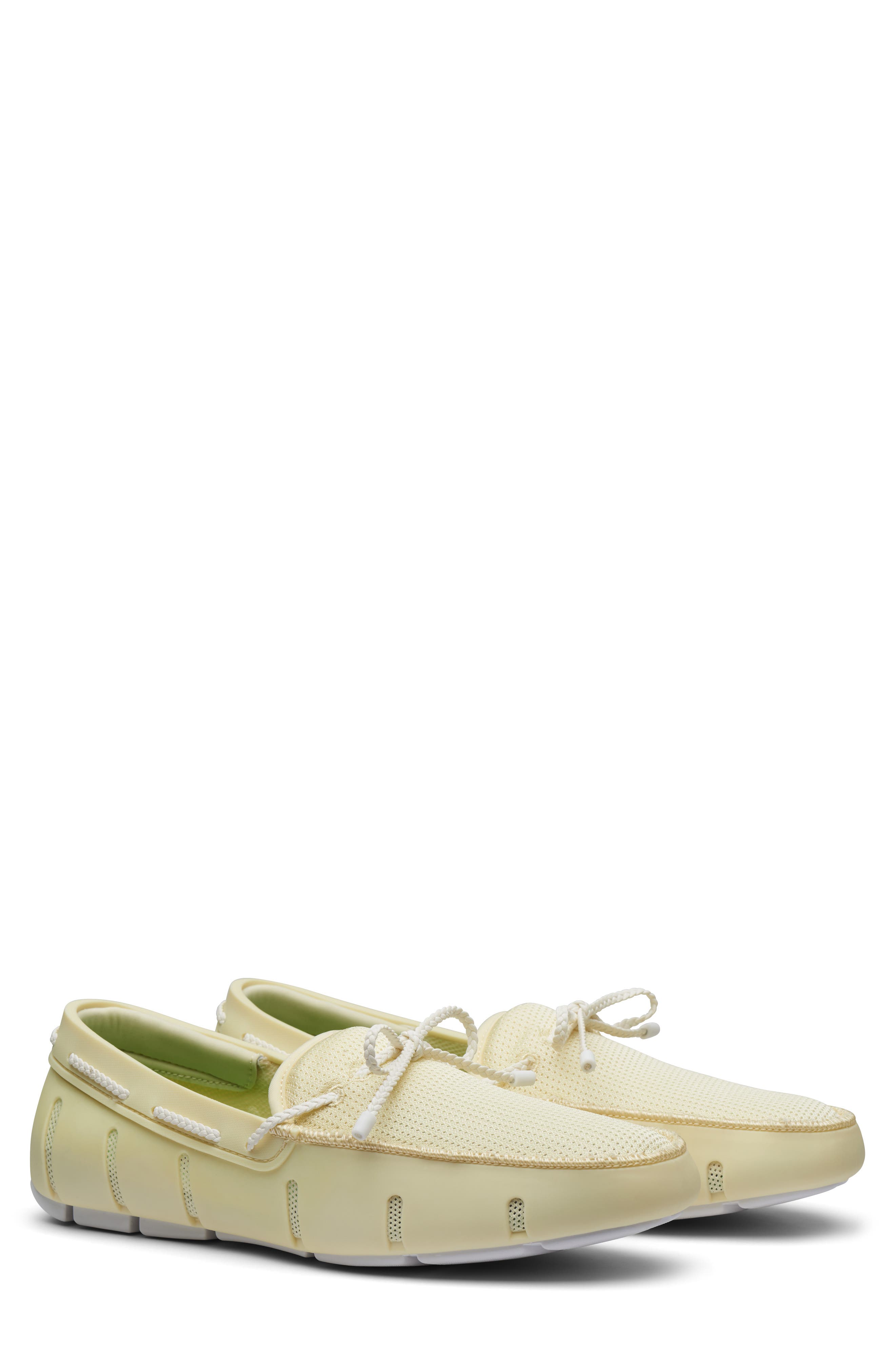 Lace Loafer, Main, color, YELLOW/ WHITE
