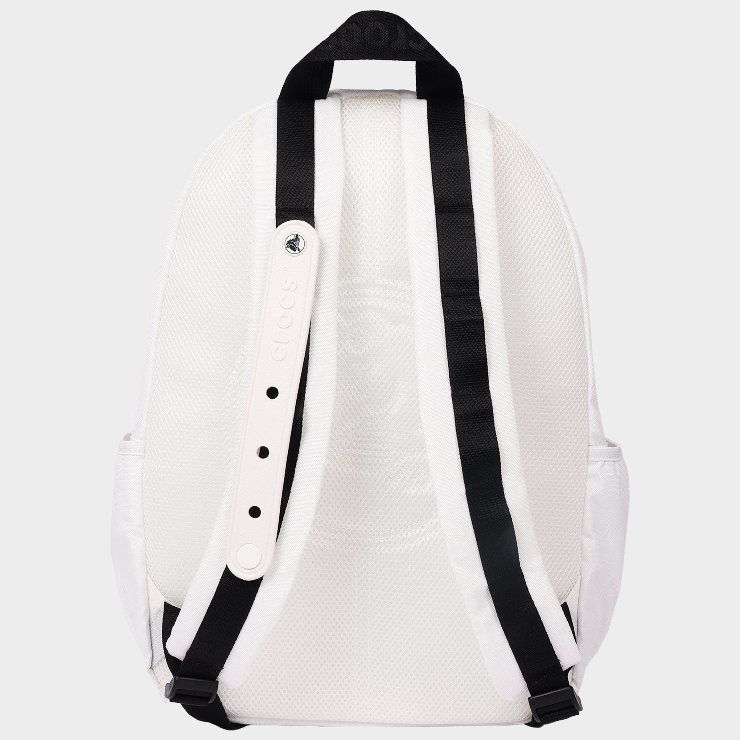 Back to School Backpack with EVA Front Pocket  Customizable Jibbitz Backpack, Alternate, color, WHITE