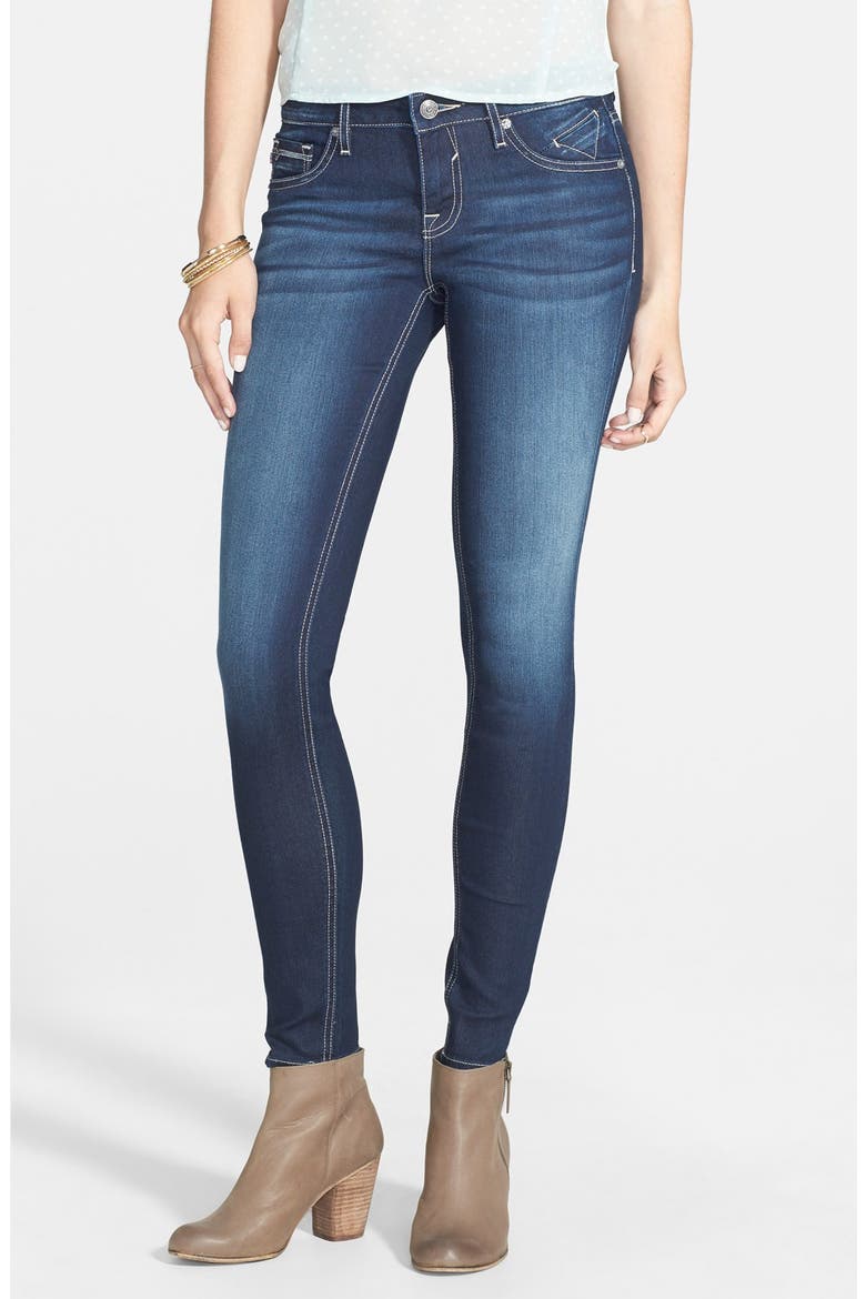 Skinny Jeans, Main, color, DARK WASH