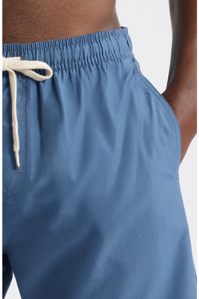 8-Inch Polyester Classic Swim Trunks, Alternate, color, BLUE SKYWAY