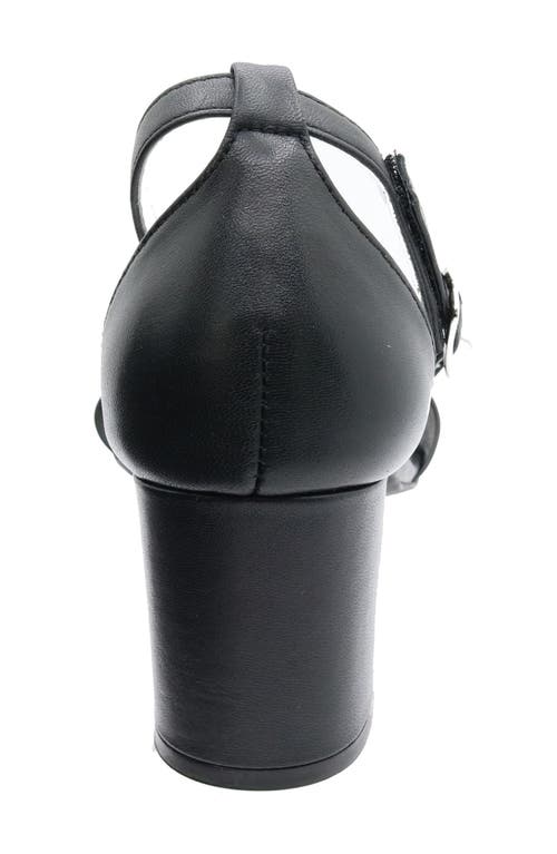 David Tate Timeless Ankle Strap Sandal In Black Leather