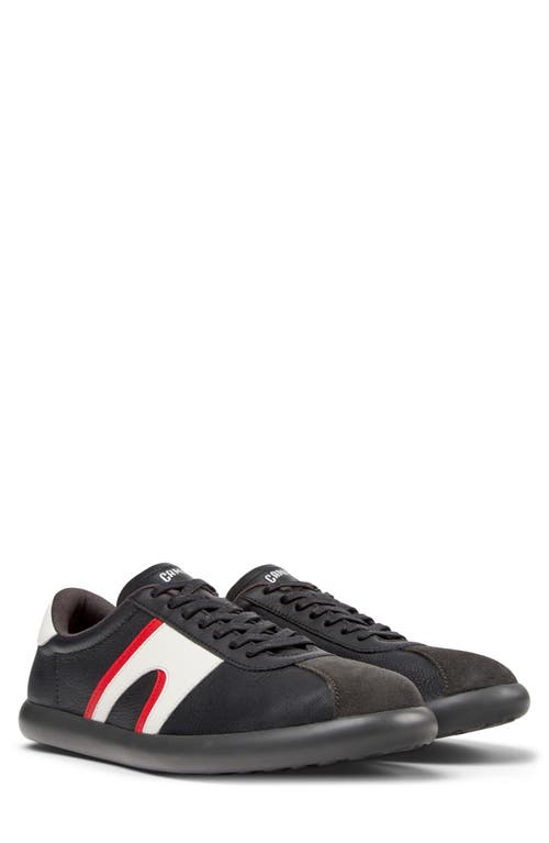 Camper Pelotas Leather Sneakers In Black