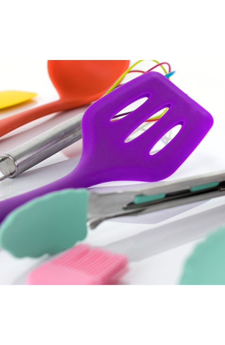 Megachef Silicone Cooking Utensils, Set of 12, Alternate, color, Multi