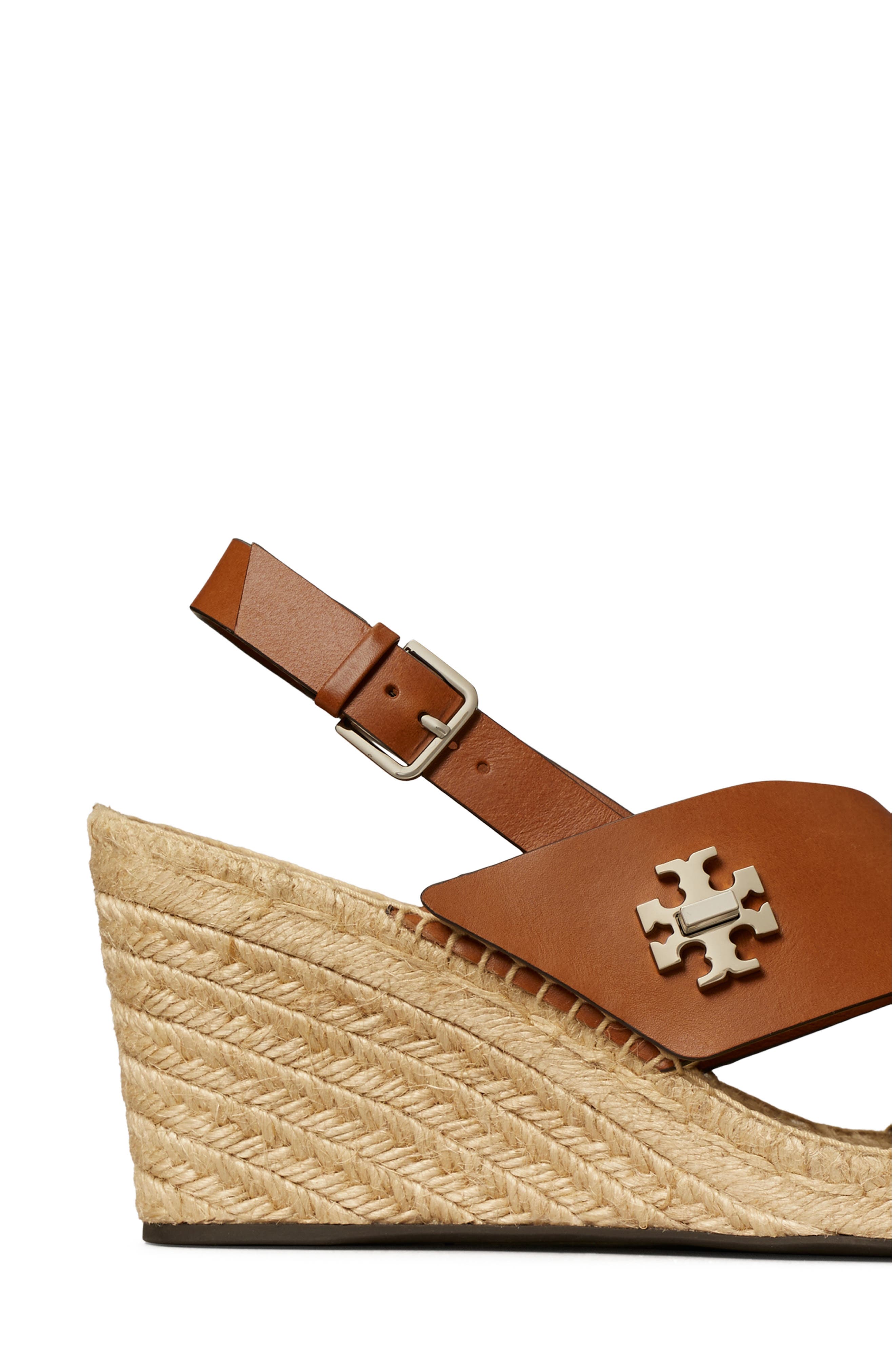 Turnlock Espadrille Slingback Platform Wedge Sandal, Alternate, color, CLASSIC CUOIO
